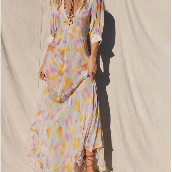 Jen’s Pirate Booty Daydream Saloon Maxi Dress M - Picture 4 of 9